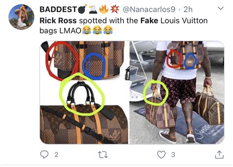 rick ross wearing fake lv